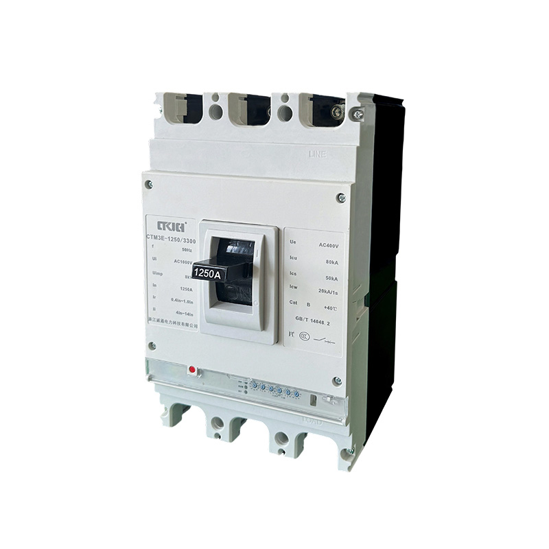 قاطع دائرة كهربائي مصبوب إلكتروني من سلسلة CTM3E / CTM1E