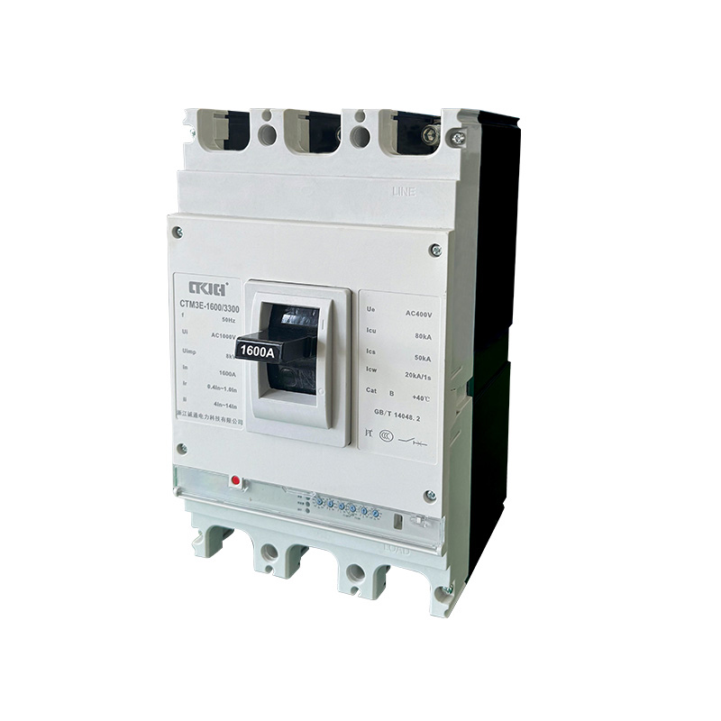 قاطع دائرة كهربائي مصبوب إلكتروني من سلسلة CTM3E / CTM1E