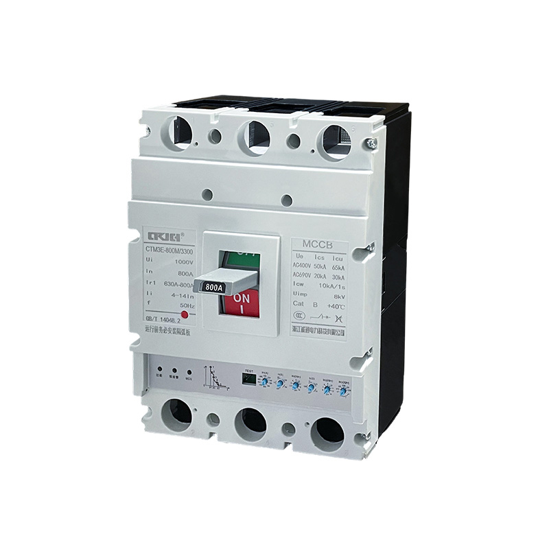 قاطع دائرة كهربائي مصبوب إلكتروني من سلسلة CTM3E / CTM1E