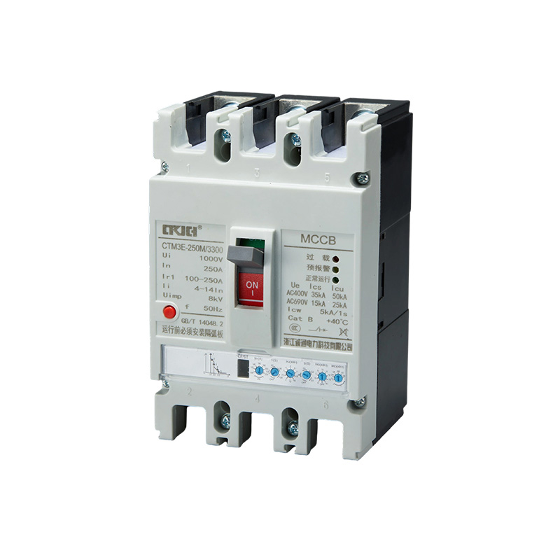 قاطع دائرة كهربائي مصبوب إلكتروني من سلسلة CTM3E / CTM1E